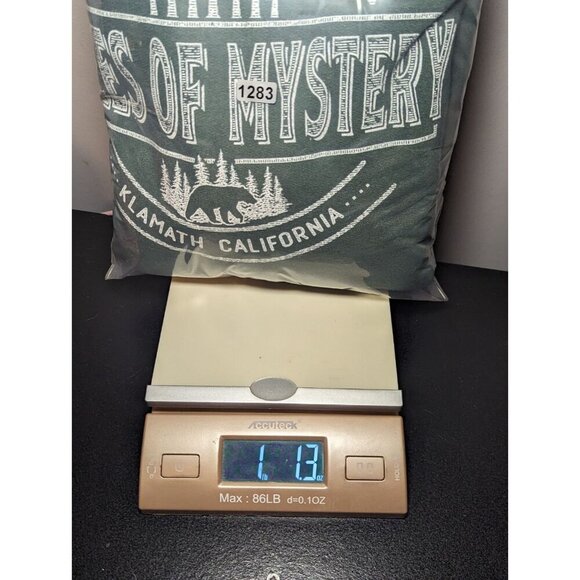 TREES OF MYSTERY Pullover Hoodie Sweatshirt Unisex Size Small Green Heavyweight - Picture 14 of 14